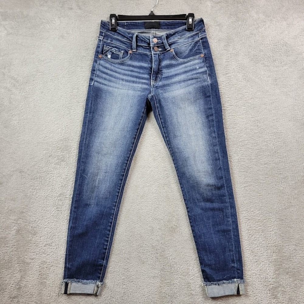 Buckle Women's Skinny Jeans - Blue